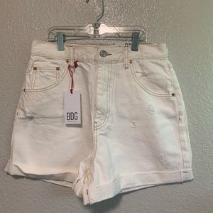 BDG Urban Outfitters white Mom shorts